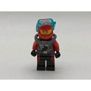 5/$25 Lego Female Scuba Diver Minifig Lot figure town city deep sea C16-3